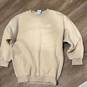 Nike Kids Beige Crewneck Sweater